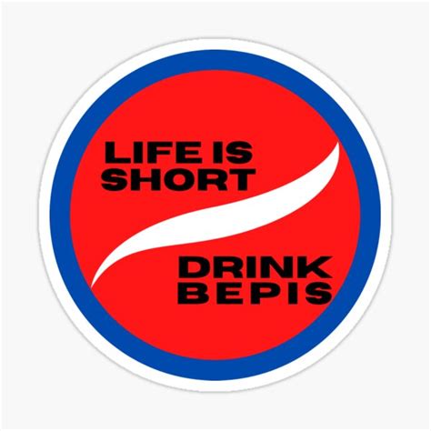 "BEPIS drink" Sticker by Agw7897 | Redbubble