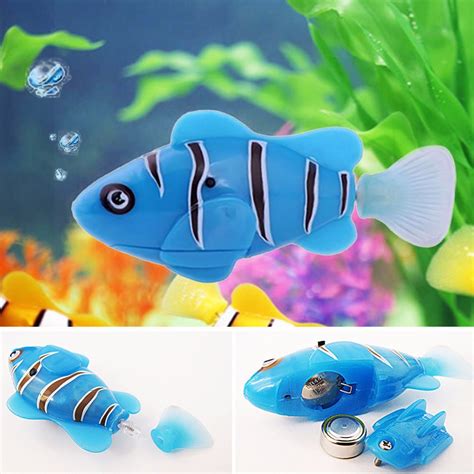 Swim Electronic Robofish Activated Battery Powered Robo Pet Toys fish ...