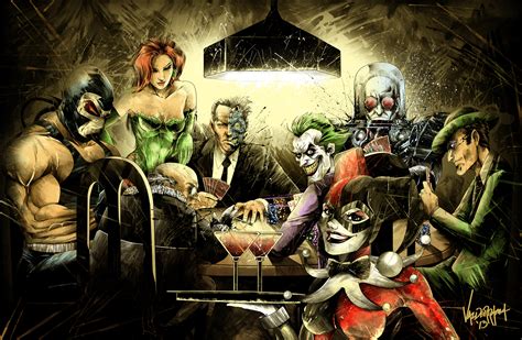 Villains playing poker