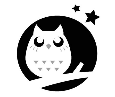 Download this Night Owl Pumpkin Carving Stencil and other free ...