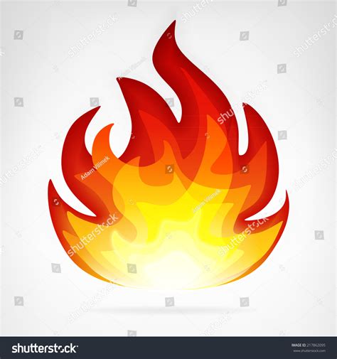 Ignite Fire Flame Vector Element Vector Stock Vector (Royalty Free ...