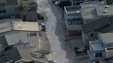 Ventura Pier Closed, Damaged As High Surf Pounds Coast; Streets Flooded ...