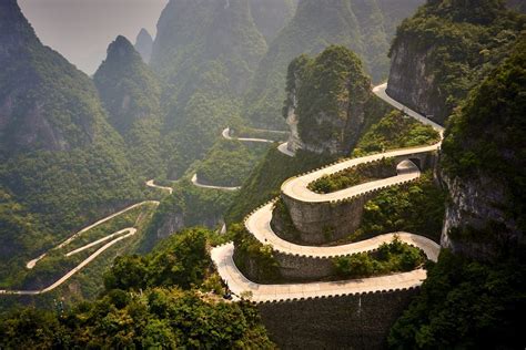 Tianmen Mountain road, China - Infy world