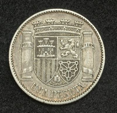 Coins of the Spanish Republic 1 Peseta Silver Coin of 1933|World ...