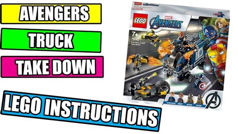 LEGO Avengers Truck Take Down INSTRUCTIONS - LEGO MARVEL 2020 - 76143 ...