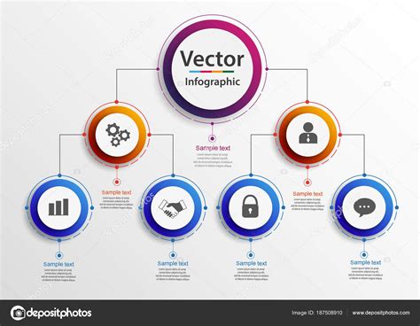 Download - Business Hierarchy Organogram Chart Infographics Corporate ...