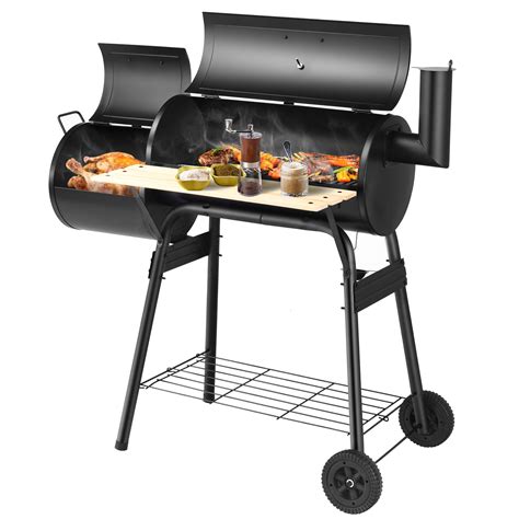 Topbuy BBQ Grill Charcoal Barbecue Meat Smoker Backyard Camping ...