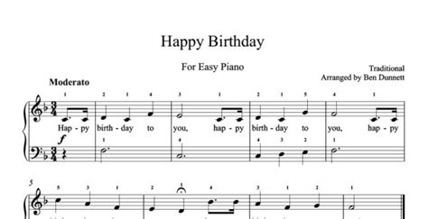 Easy Piano Music - Music Theory Academy - Download free sheet music