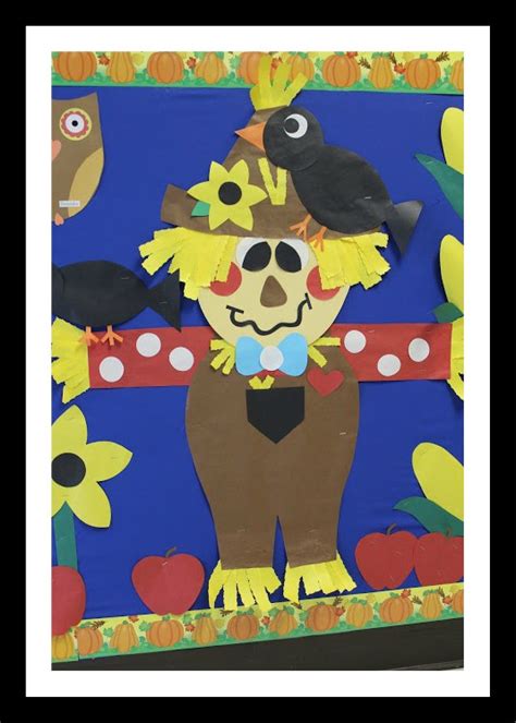 Scarecrow bulletin board idea for kids – Preschoolplanet