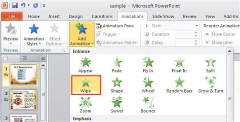 Using Transitions and Animations Efficiently in PowerPoint Presentations