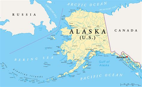 Alaska Map - Guide of the World