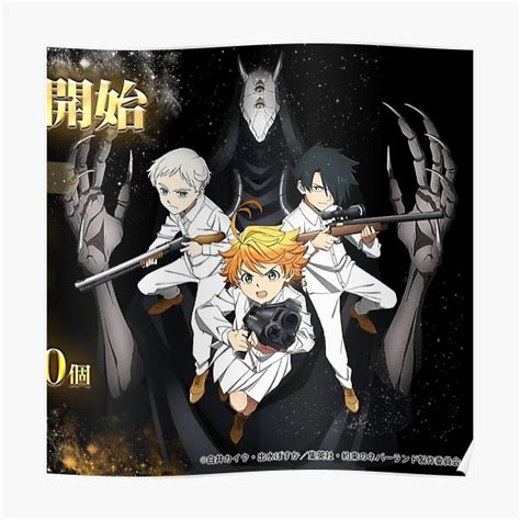 "The Promised Neverland" Poster for Sale by jamie-pardy | Redbubble