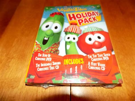 VEGGIETALES Veggie Tales Christmas Holiday Gift Pack 4-Disc Set DVD ...