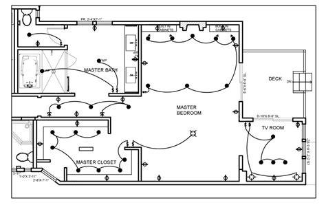 Residential Electrical Drawing Dwg