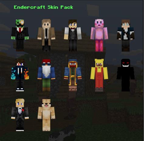 MCPE/Bedrock Endercrafter’s Skin Pack – Minecraft Skins – MCBedrock Forum