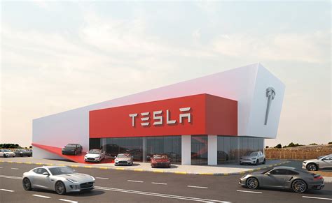 Tesla Showroom on Behance