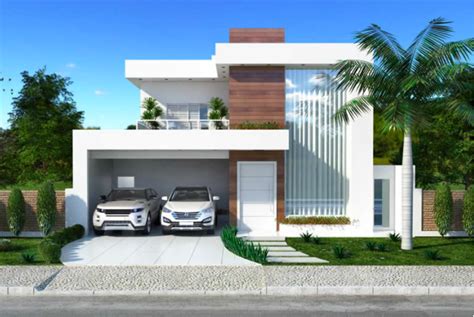 Luxurious and Modern Two-Storey House Plan With Clean Facade