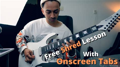 My Chinese Shred Guitar Collab Solo Breakdown With Onscreen Tabs - YouTube