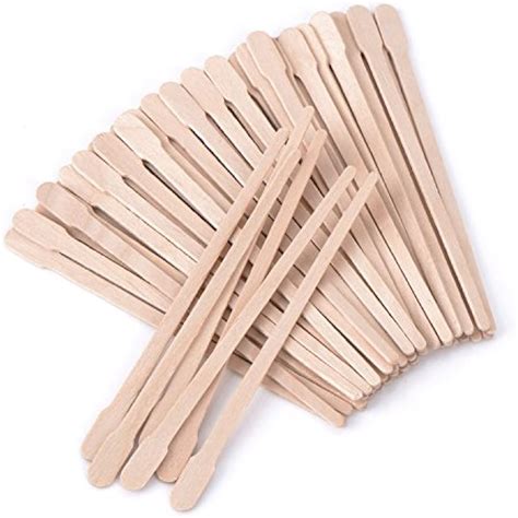 400 Packs Wax Spatulas Small Wooden Waxing Applicator Sticks Face ...