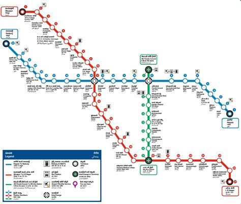 Hyderabad Metro Map - Hyderabad City