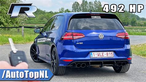 492HP VW GOLF R MK7 REVIEW on AUTOBAHN [NO SPEED LIMIT] by AutoTopNL ...