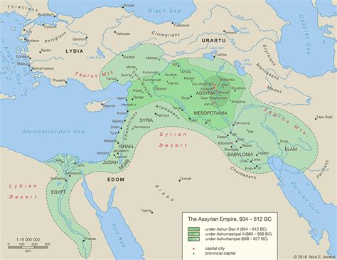 The Assyrian Empire, 934 - 627 BC by Undevicesimus on DeviantArt