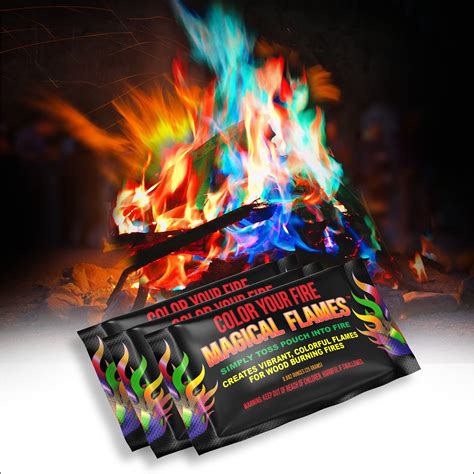 Buy Magical Flames Fire Color Changing Packets - Fire Pit, Campfires ...