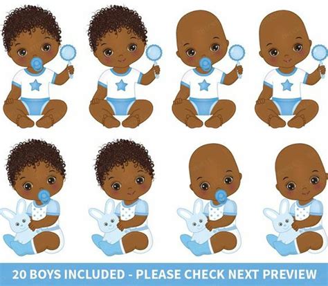 Download High Quality baby boy clipart african american Transparent PNG ...