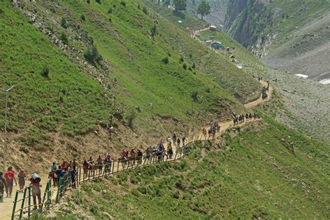 In pics: Thousands of pilgrims visit Amarnath Cave Temple