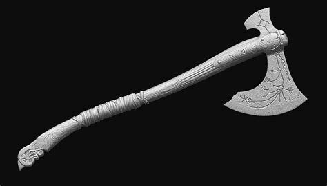 Leviathan Kratos Axe From God Of War 3d Printable Model | Images and ...