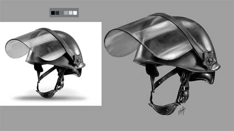 ArtStation - Riot Helmet (Study)