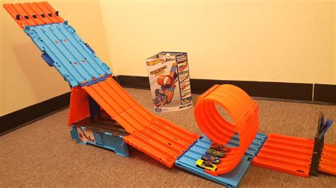 Hot Wheels Super 6-Lane Raceway Track Set Orange V1983 Best Buy | Super ...