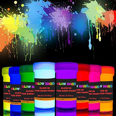 Magic Glow in The Dark Paint Self-Luminous Paints Phosphorescent ...