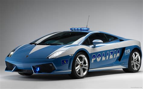 Widescreen Lamborghini Italian Police Car Wallpaper | HD Car Wallpapers ...