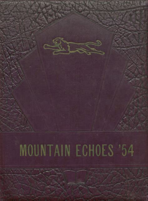 1954 yearbook from Union County High School from Blairsville, Georgia ...