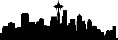 Seattle Skyline Drawing | Free download on ClipArtMag