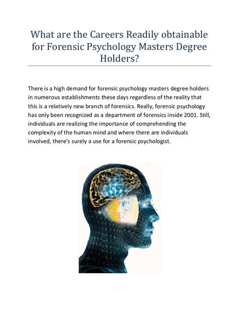 What are the careers readily obtainable for forensic psychology maste…