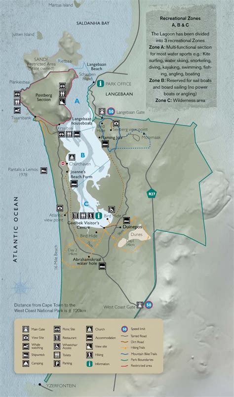 West Coast National Park Map - West Coast National Park • mappery