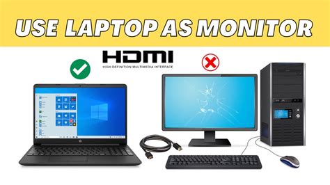 Use a Laptop as a Monitor with HDMI - YouTube