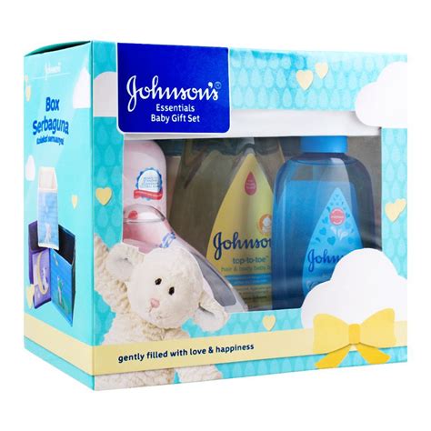 Buy Johnson's Essentials Baby Gift Set, 4 Pieces Online at Best Price ...