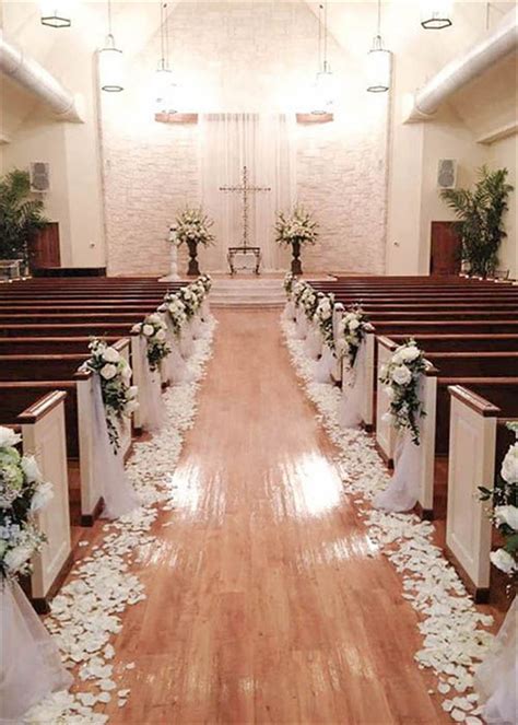 34 Breathtaking Church Wedding Decorations - Mrs to Be