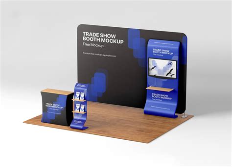 Free Trade Show Booth Mockup PSD - Good Mockups