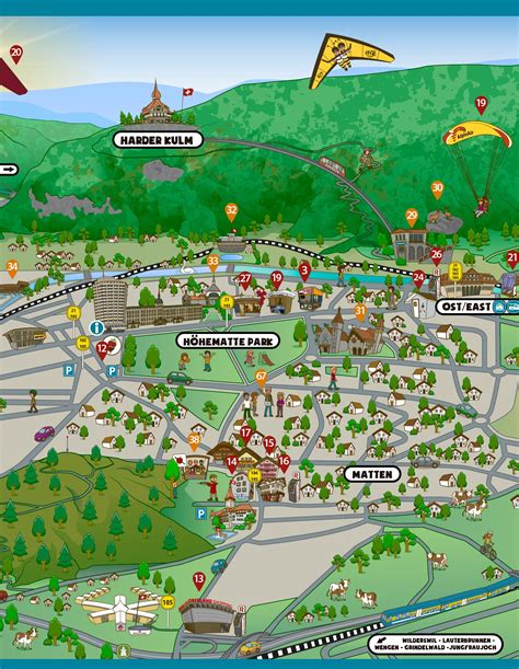 Interactive Map Interlaken Map of Interlaken in 3D Interlaken ...