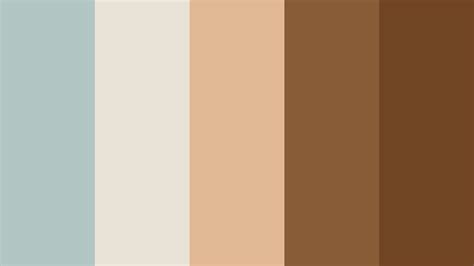 Blue & Brown Pastels Color Scheme » Blue » SchemeColor.com | Pastel ...