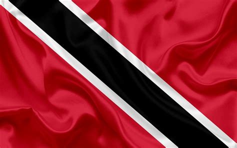 Download wallpapers flag of Trinidad and Tobago, national flag, Central ...