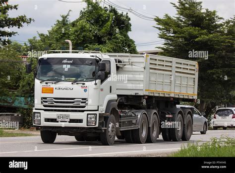 Chiangmai, Thailand - September 10 2018: Private Isuzu Dump Truck. On ...