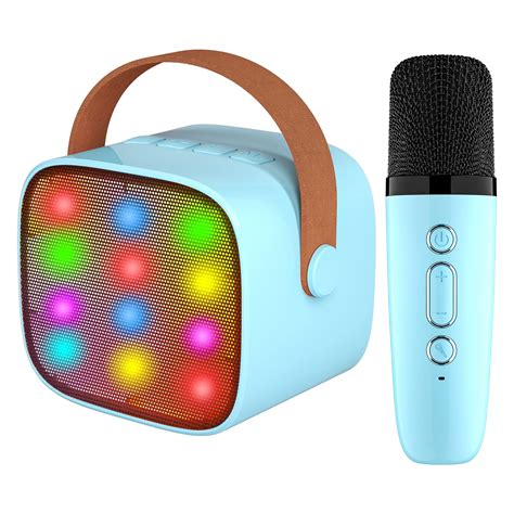 YLL Karaoke Machine for Kids, Portable Bluetooth Speaker with Wireless ...