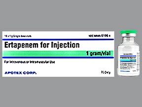 Invanz (ertapenem) dosing, indications, interactions, adverse effects ...