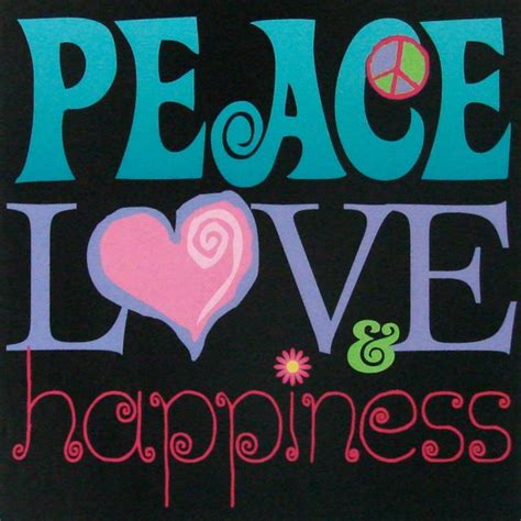 Items similar to Peace, Love and Happiness Wall Art on Etsy