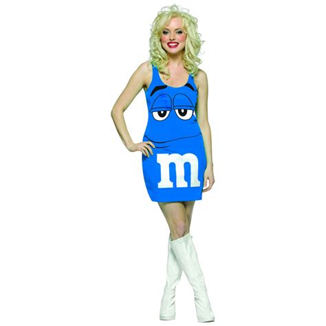 M&M'S Adult Blue Tank Dress Costume - Walmart.com